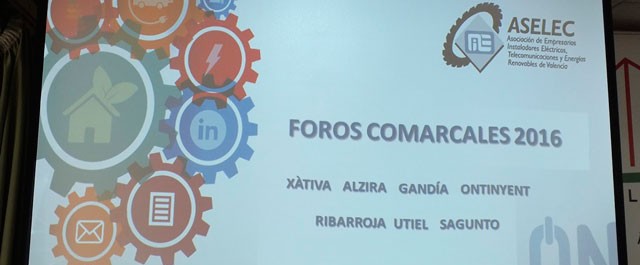 asociacion de empresas electricas en foro comarcal